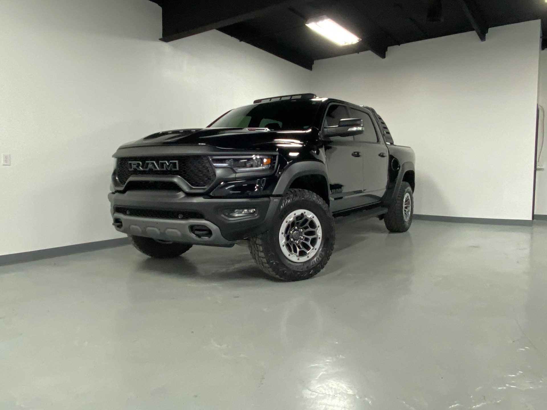 Used 2022 Diamond Black Crystal Pearl Coat Ram Ram TRX 6.2 SC 702
