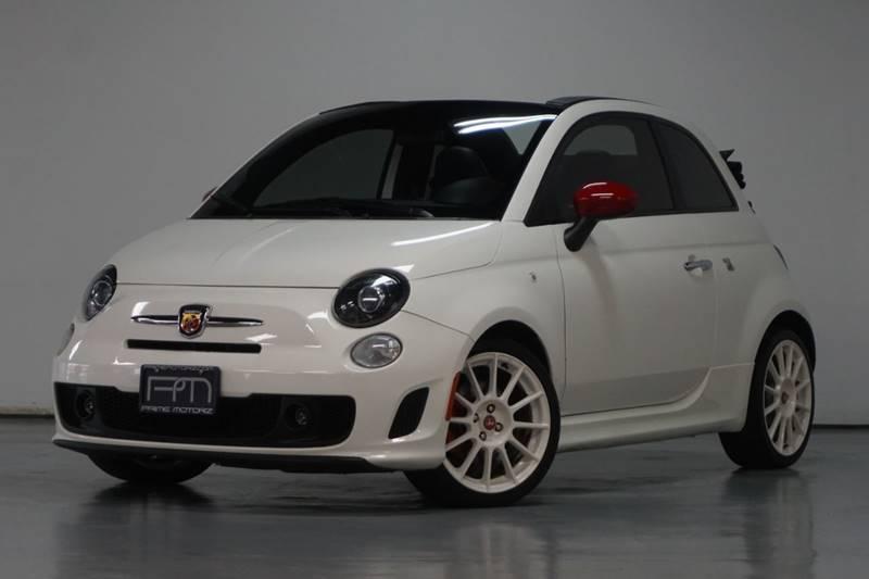 Used 2014 White Fiat 500c Abarth 2dr Convertible For Sale Sold Prime Motorz Stock