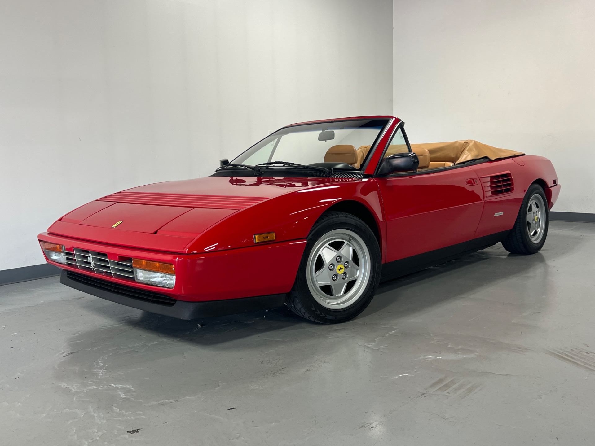 Used 1991 RED FERRARI MONDIAL T CABRIOLET For Sale (Sold)
