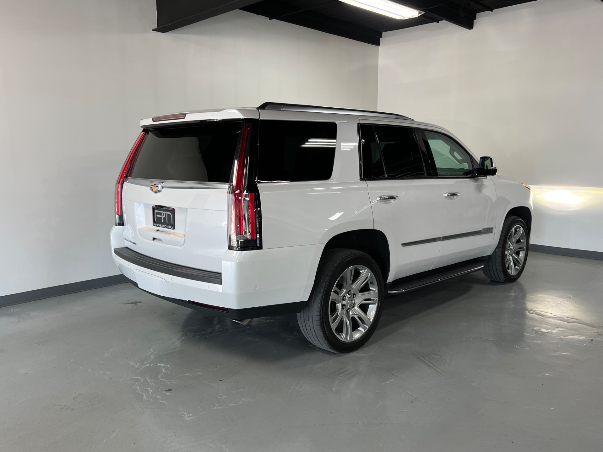 Used 2018 Crystal White Tricoat Cadillac Escalade Luxury AWD