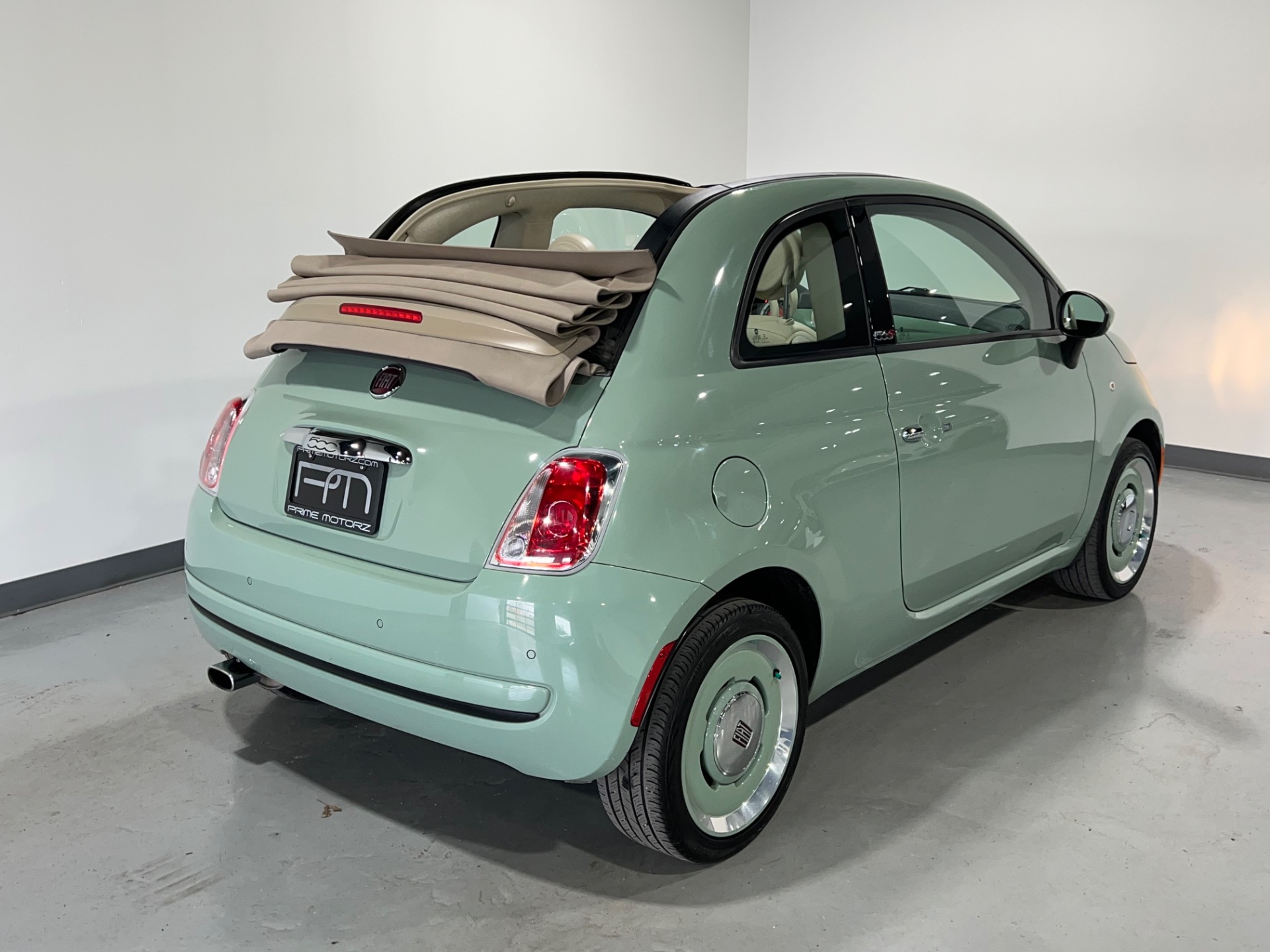 Used 2015 Verde Chiaro FIAT 500c 1957 Edition POP 2DR CONVERTIBLE