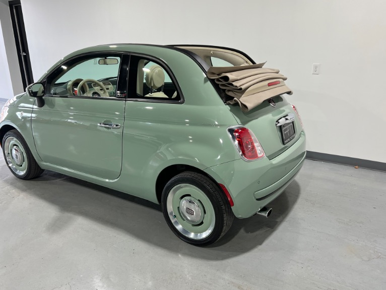 Used 2015 Verde Chiaro FIAT 500c 1957 Edition POP 2DR CONVERTIBLE