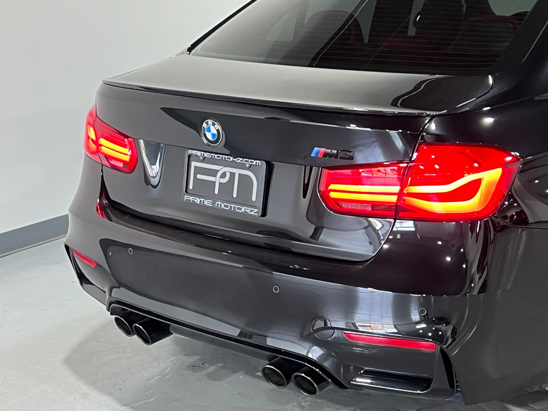 Used 2018 Black Sapphire Metallic BMW M3 COMPETITION PKG 4DR SEDAN