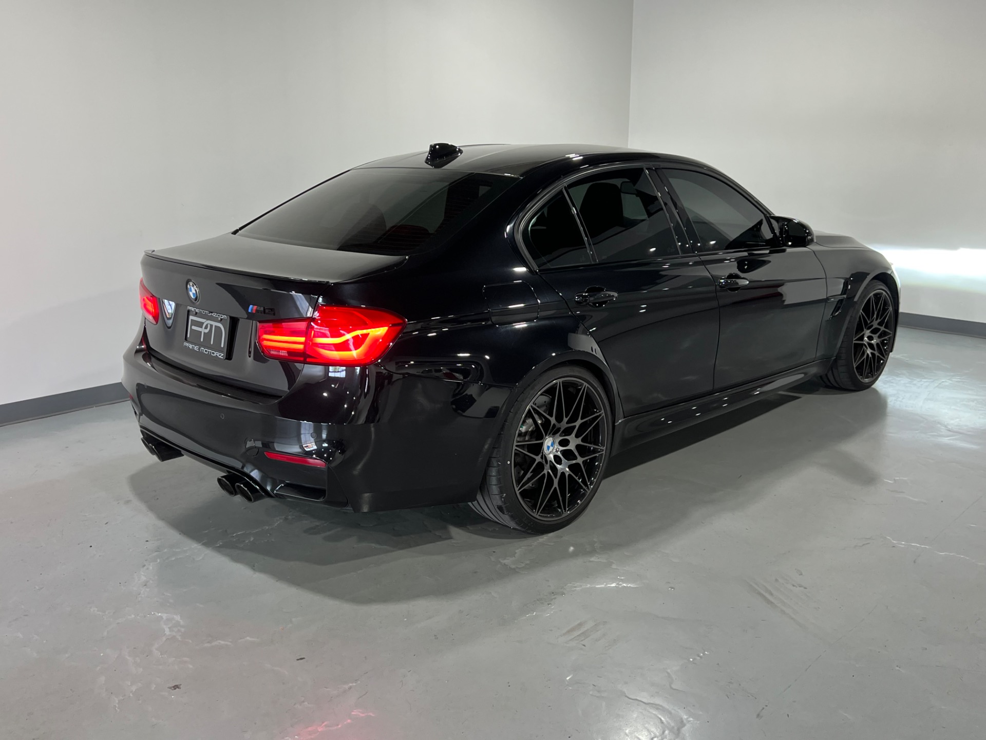Used 2018 Black Sapphire Metallic BMW M3 COMPETITION PKG 4DR SEDAN