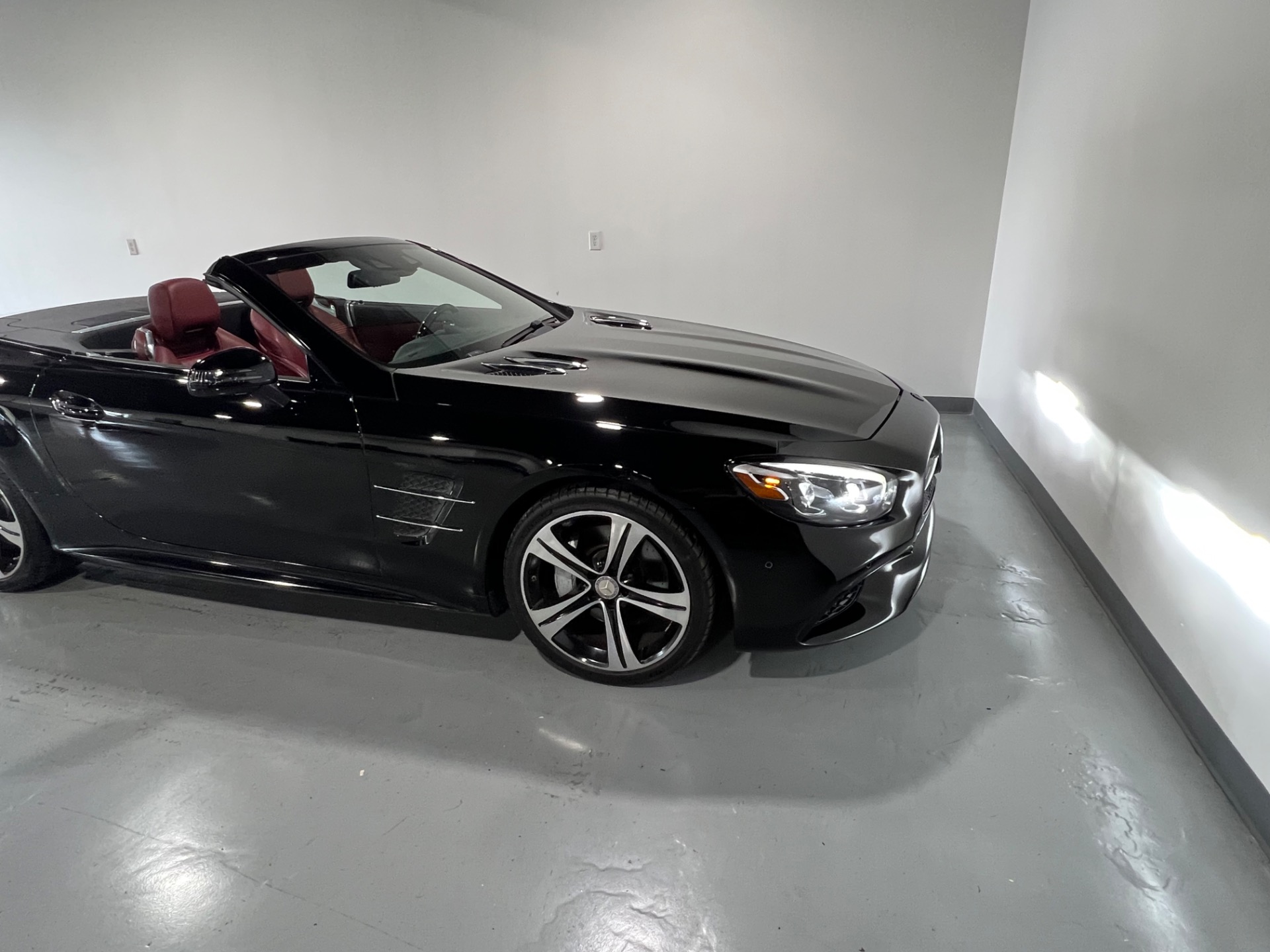 Used 2017 Obsidian Black Metallic Mercedes-Benz SL-Class sl450 SL 450 ...