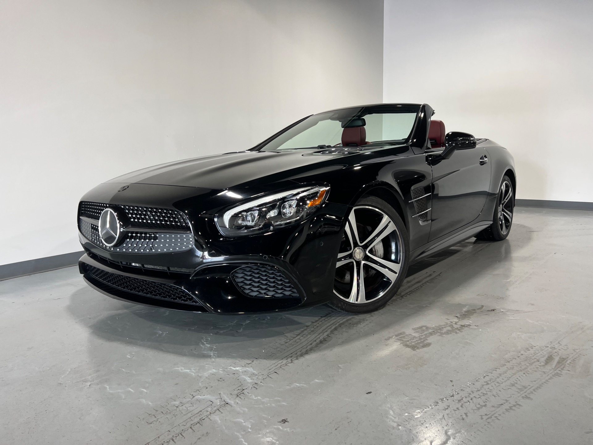Used 2017 Obsidian Black Metallic Mercedes-Benz SL-Class sl450 SL 450 ...