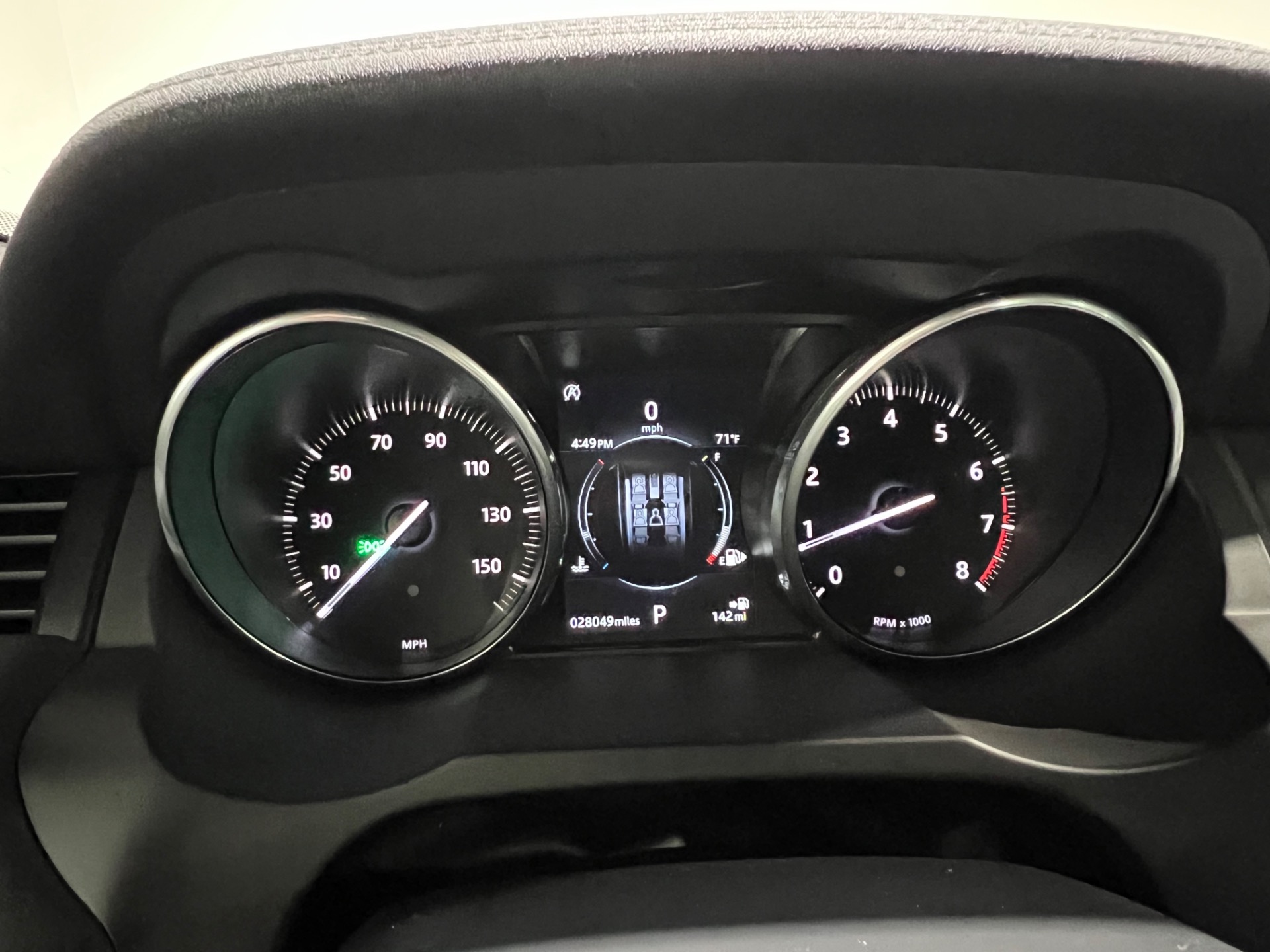 Range Rover Evoque Dashboard Symbols