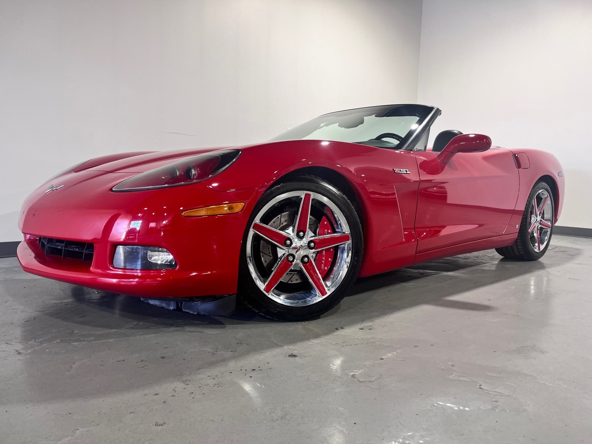 Used 2007 Victory Red Chevrolet Corvette Z51 3LT CONVERTIBLE Z51