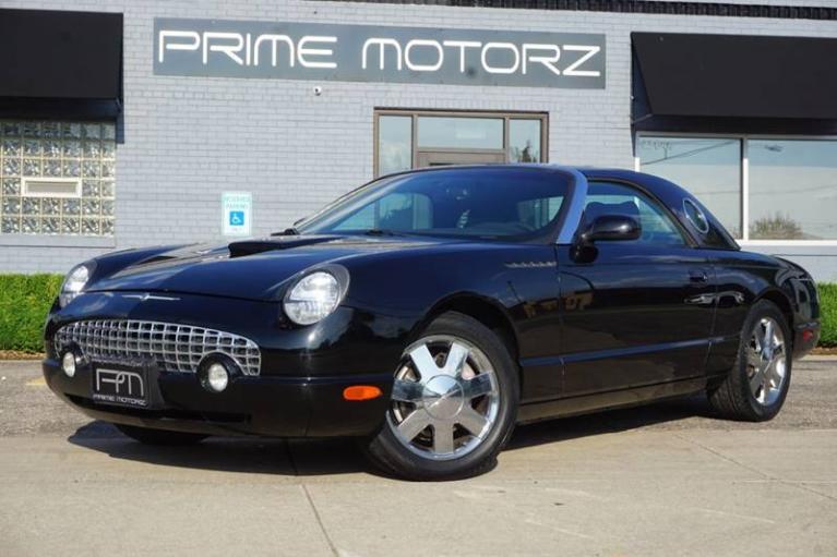 Used 2002 Black Ford Thunderbird Deluxe 2dr Convertible For Sale