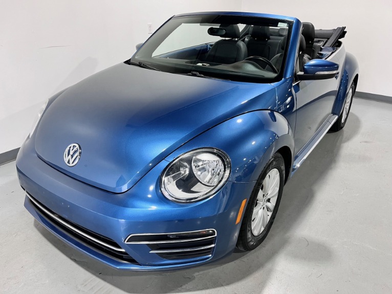 Used 2018 Silk Blue Metallic Volkswagen Beetle Convertible