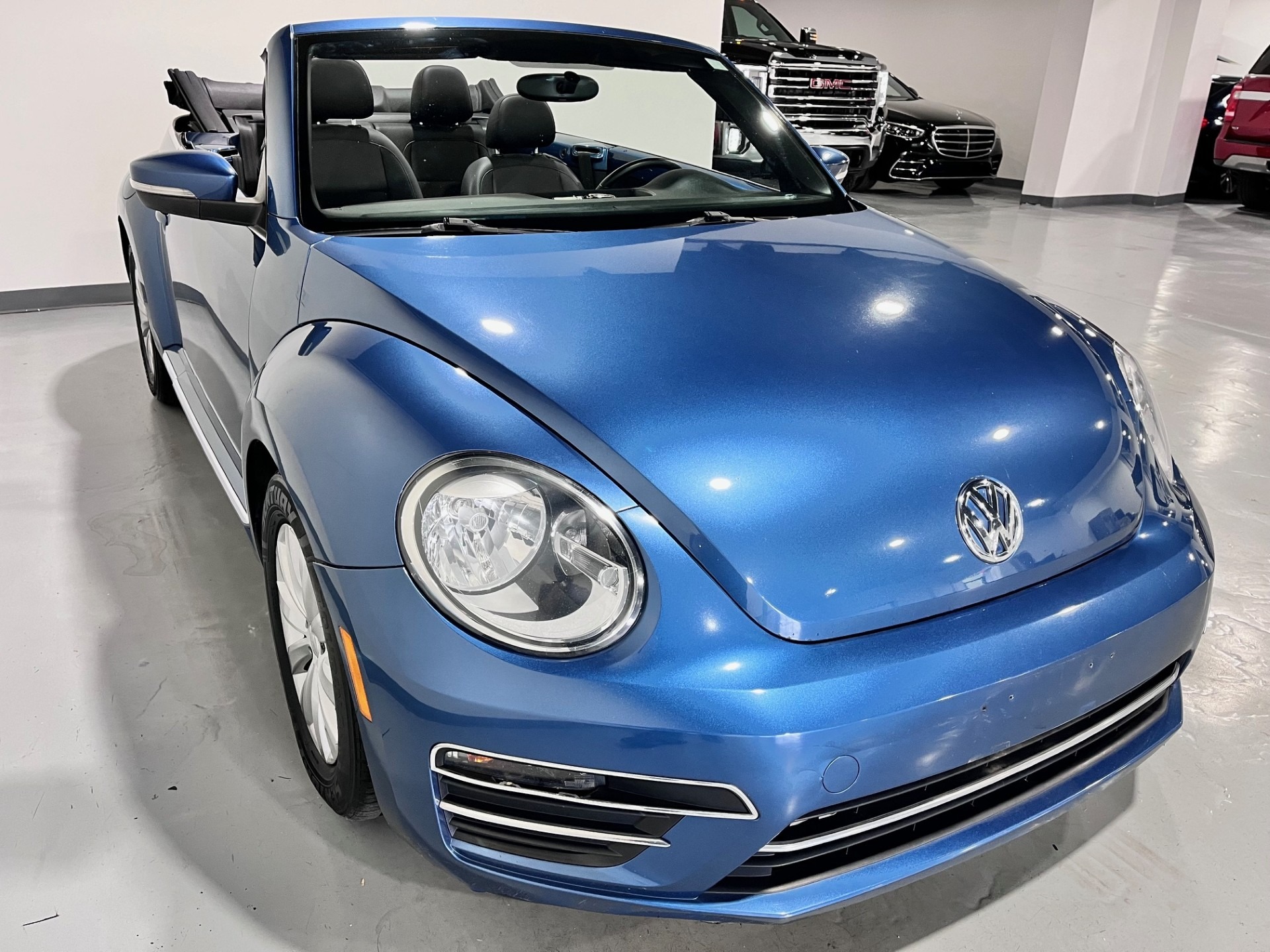 Used 2018 Silk Blue Metallic Volkswagen Beetle Convertible 2.0T SE