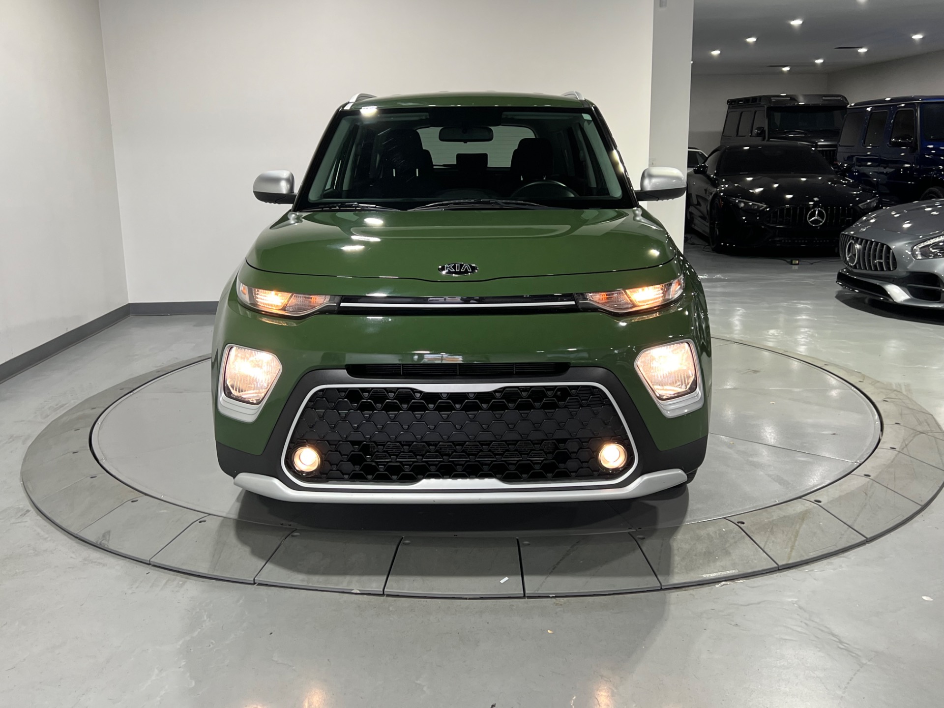 Dark Green Kia Soul