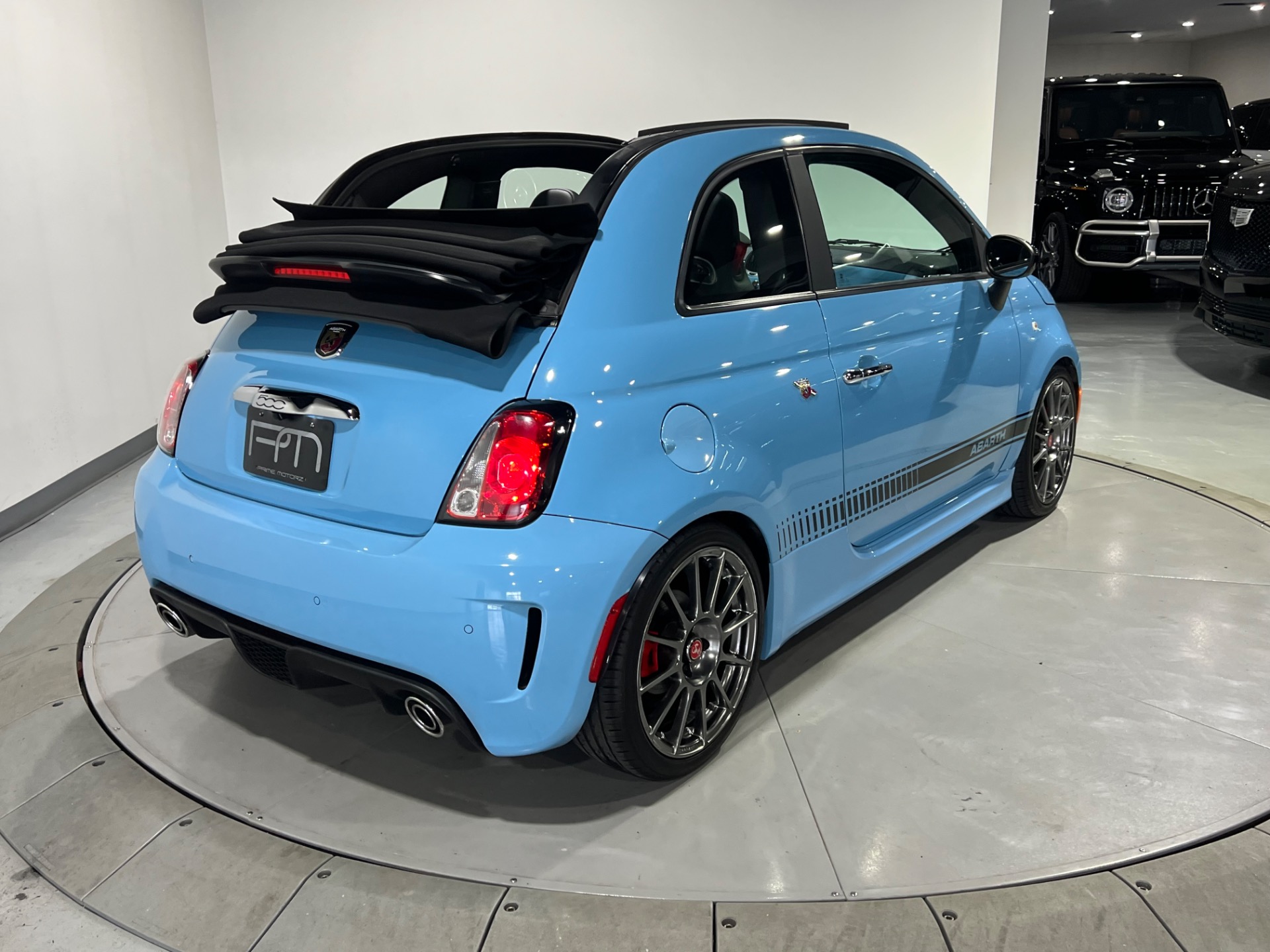 Used 2017 Celeste Blu FIAT 500c Abarth Convertible Abarth For Sale
