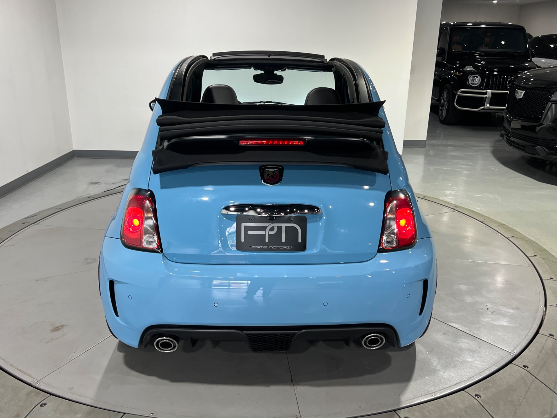 Used 2017 Celeste Blu FIAT 500c Abarth Convertible Abarth For Sale