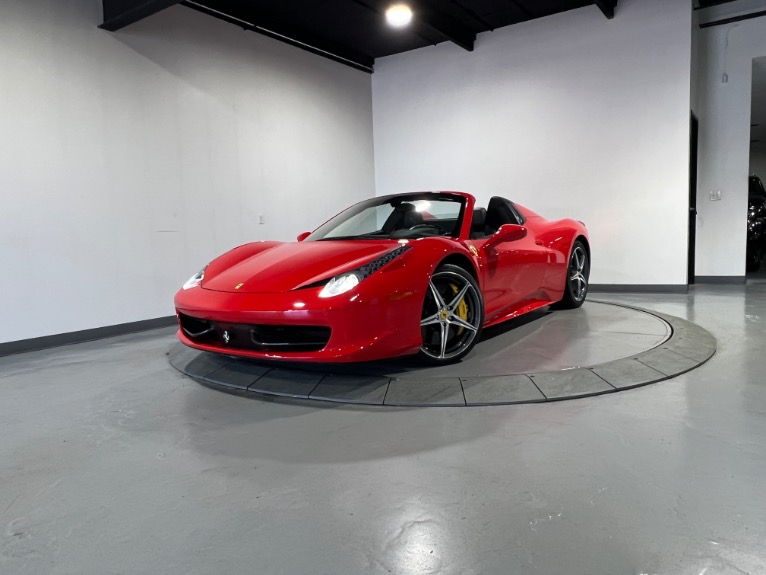 Used 2015 Rosso Scuderia Ferrari 458 Spider For Sale (Sold