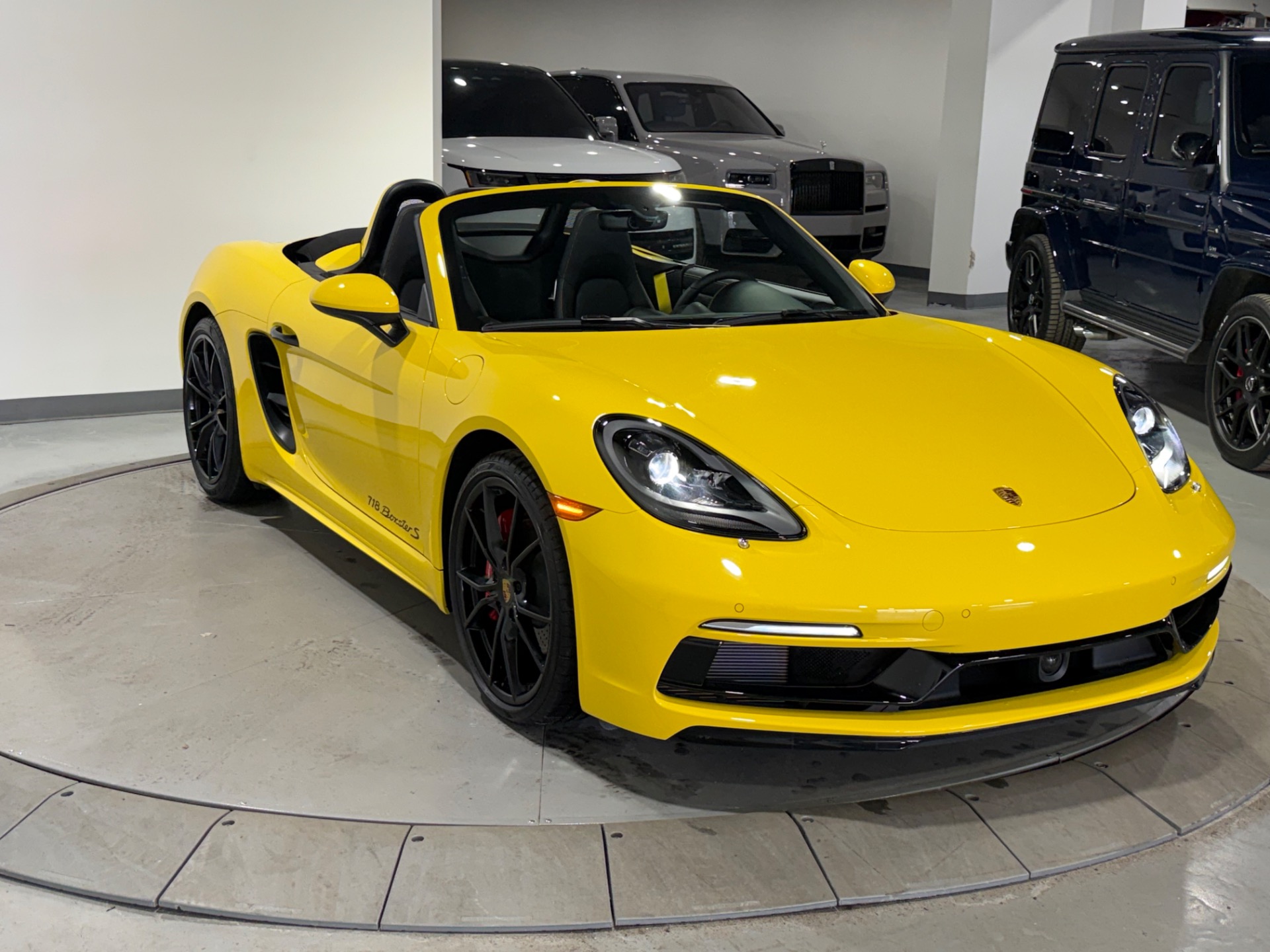 Used 2025 Racing Yellow Porsche 718 Boxster S Roadster in Racing Yellow ...