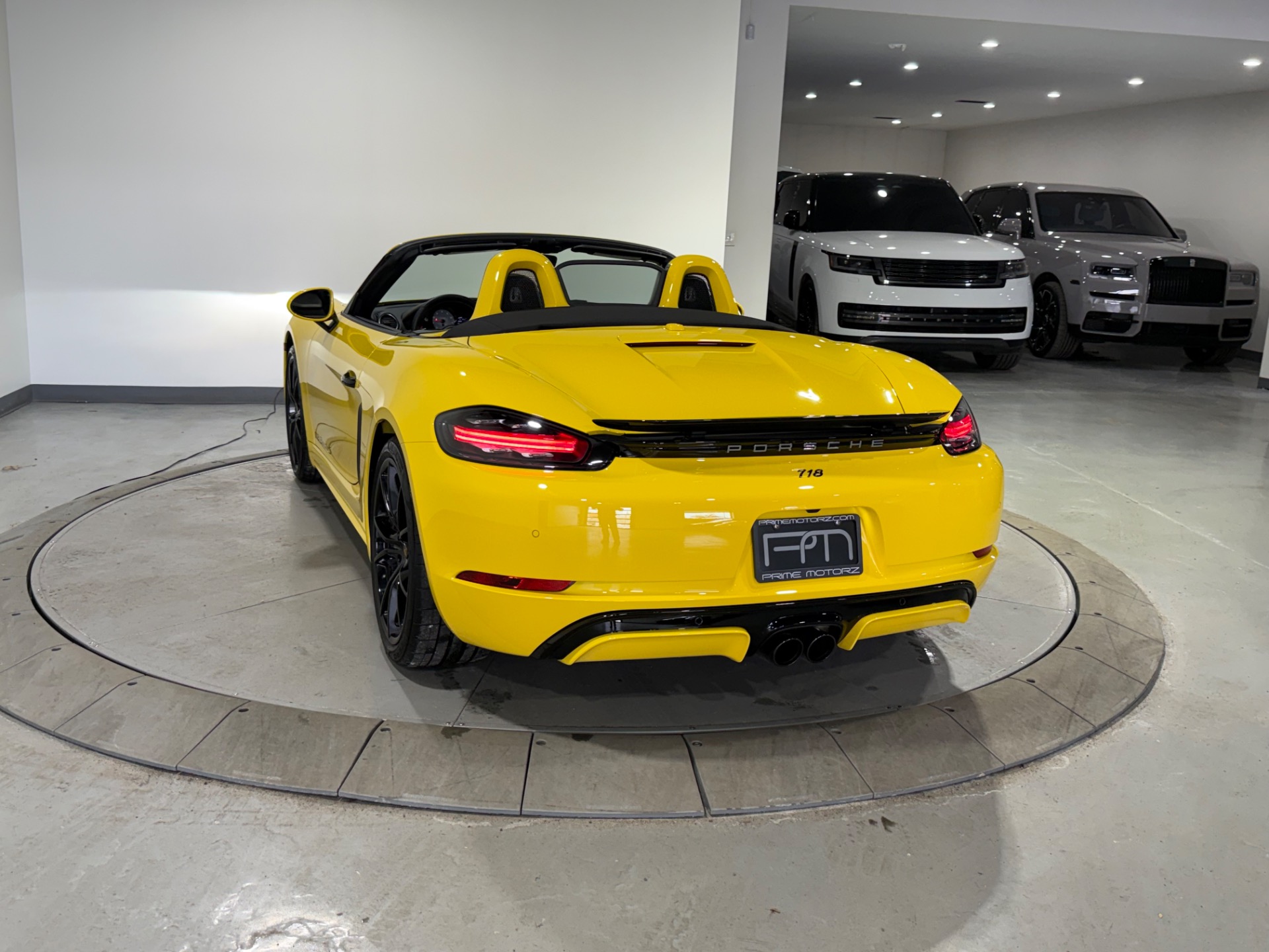 Used 2025 Racing Yellow Porsche 718 Boxster S Roadster in Racing Yellow ...