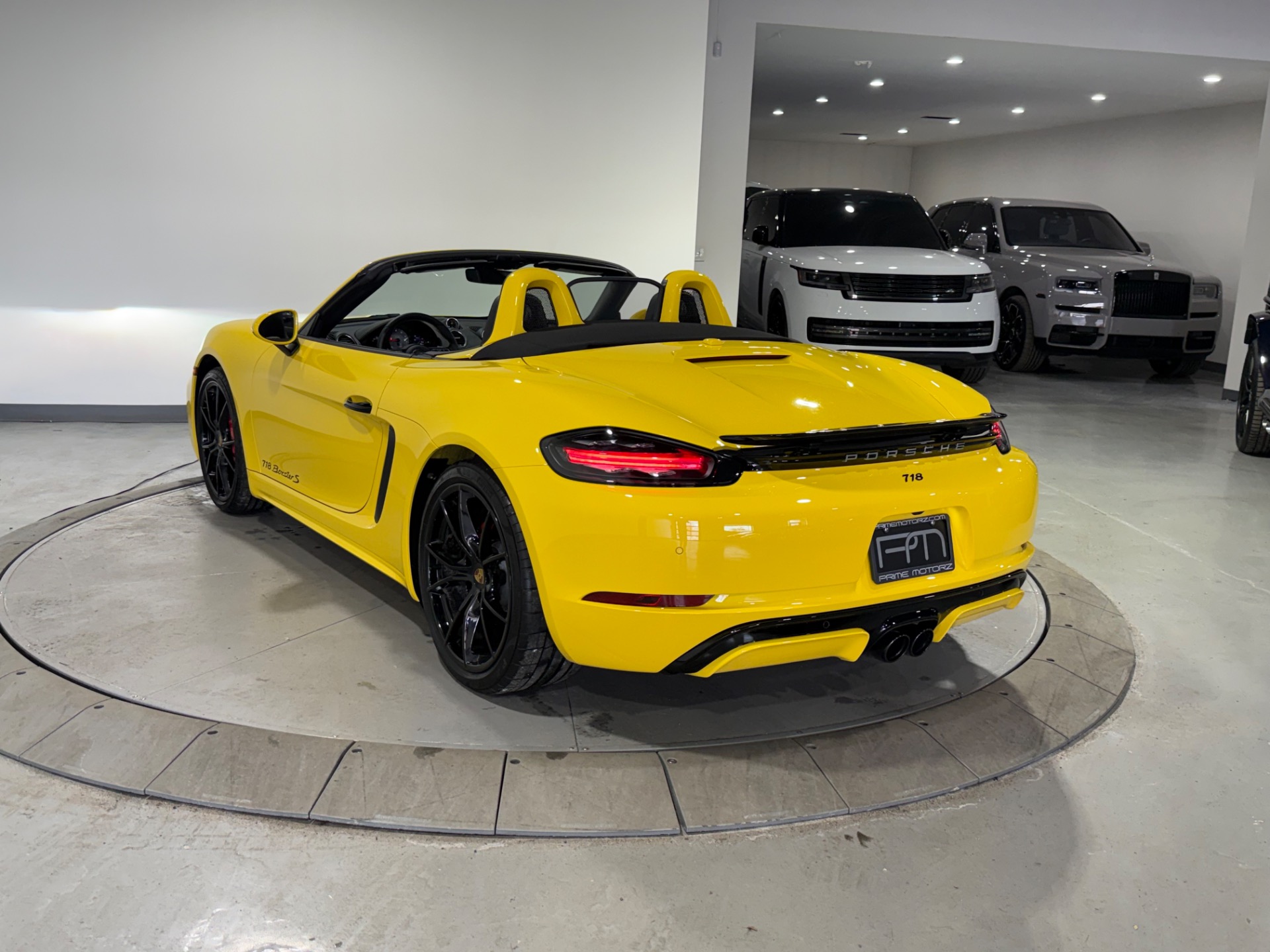 Used 2025 Racing Yellow Porsche 718 Boxster S Roadster in Racing Yellow ...