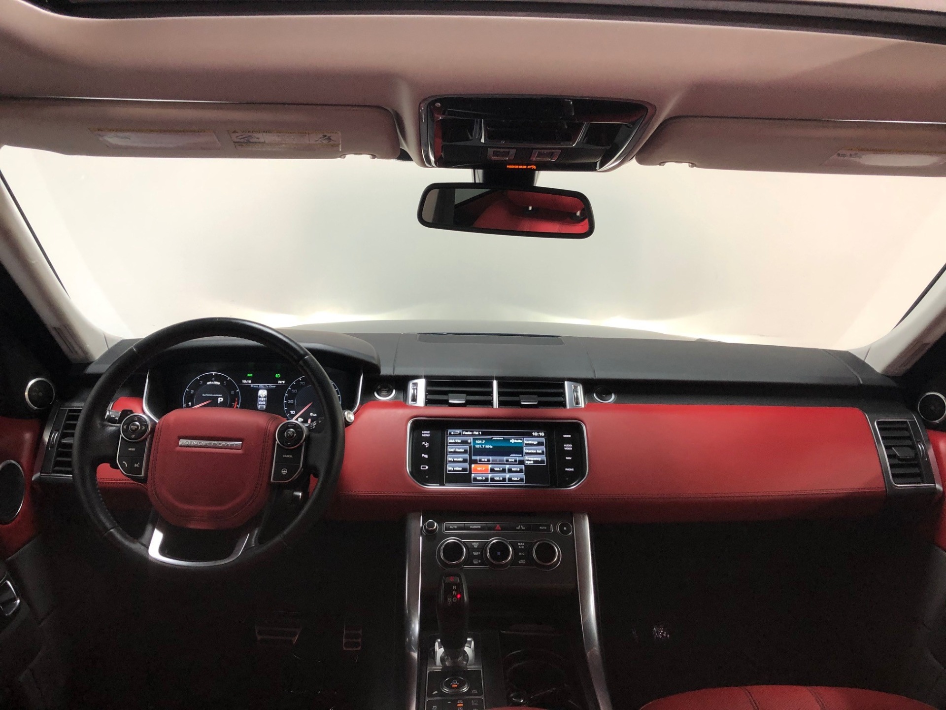 Interior Del Range Rover Rojo 2014