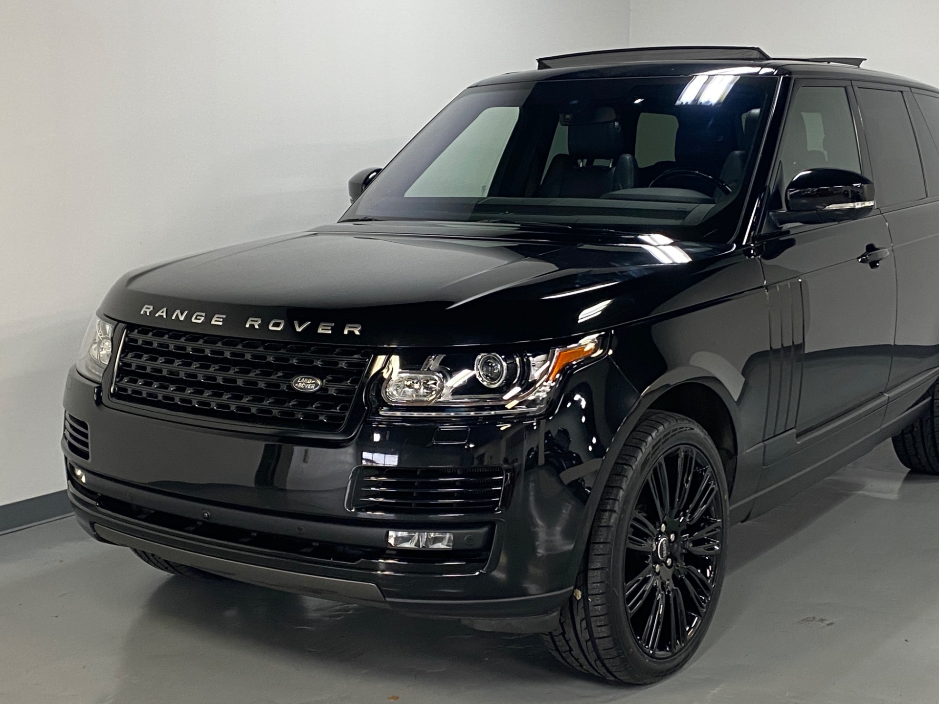 Range Rover 2016 Black Side Used 2016 Santorini Black Metallic Land Rover Range Rover HSE AWD HSE ...