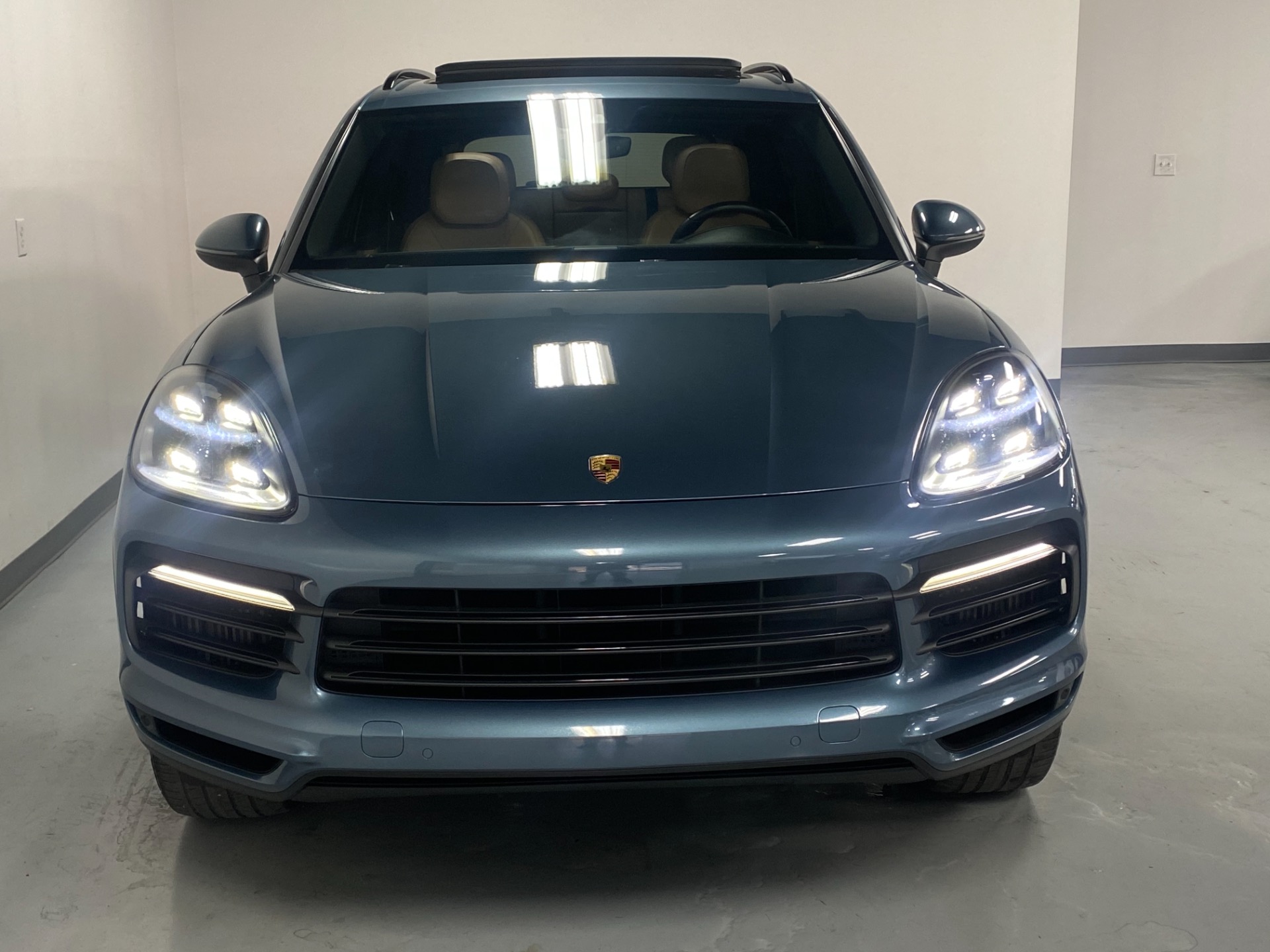 Used 2019 Biscay Blue Metallic Porsche Cayenne PREMIUM PLUS PKG