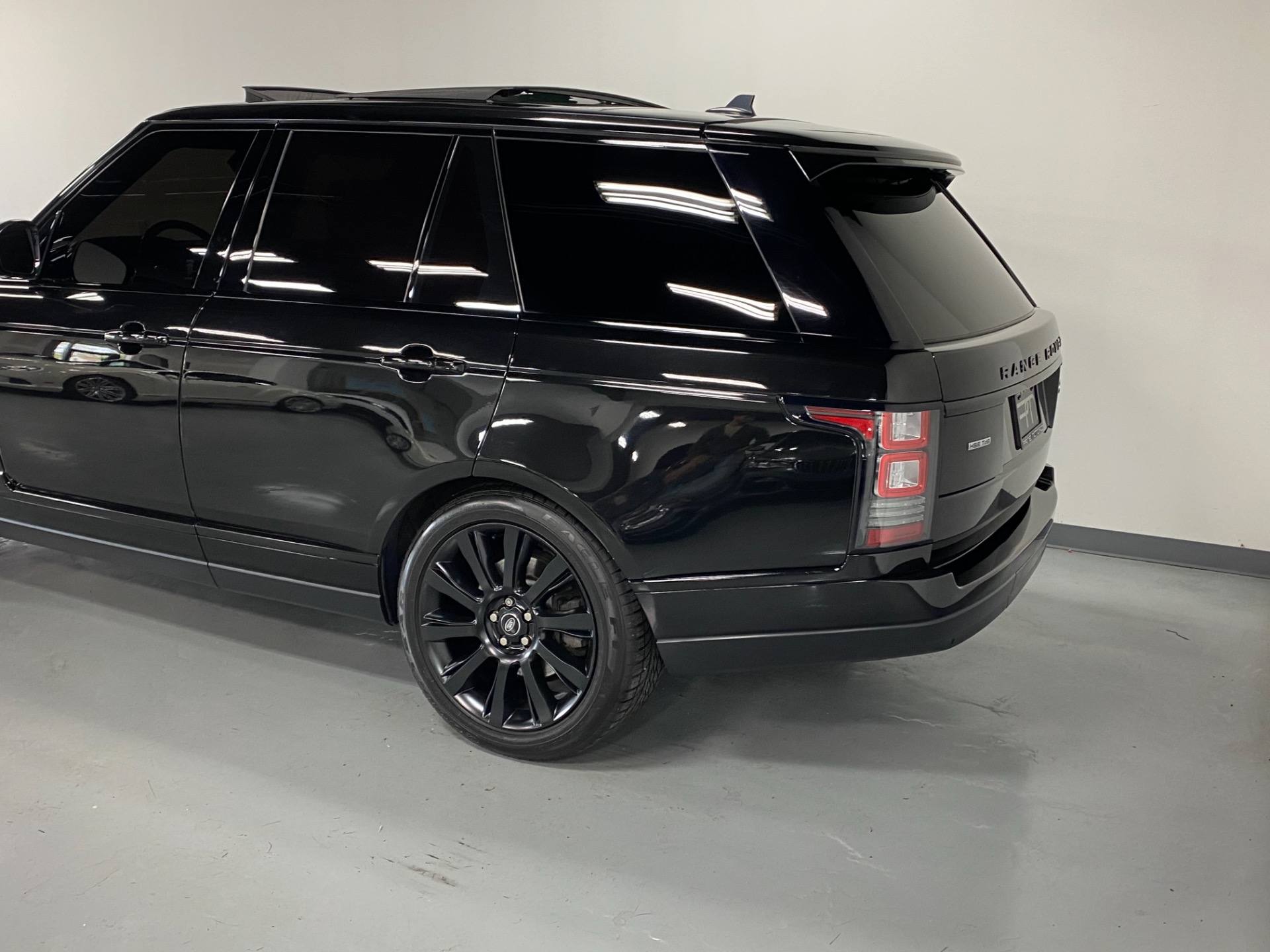 Range Rover 2016 Black Side Used 2016 Santorini Black Metallic Land Rover Range Rover HSE td6 AWD ...