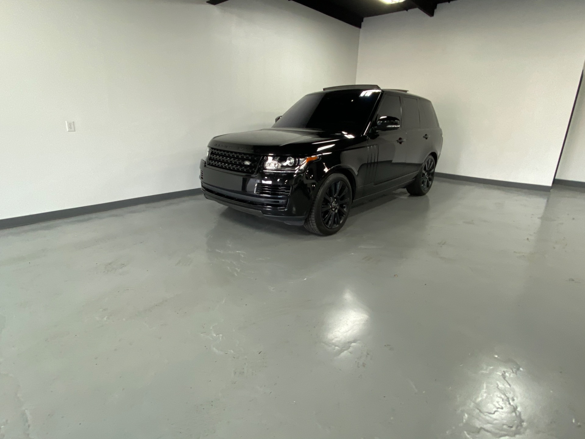 Range Rover 2016 Black Side Used 2016 Santorini Black Metallic Land Rover Range Rover HSE td6 AWD ...