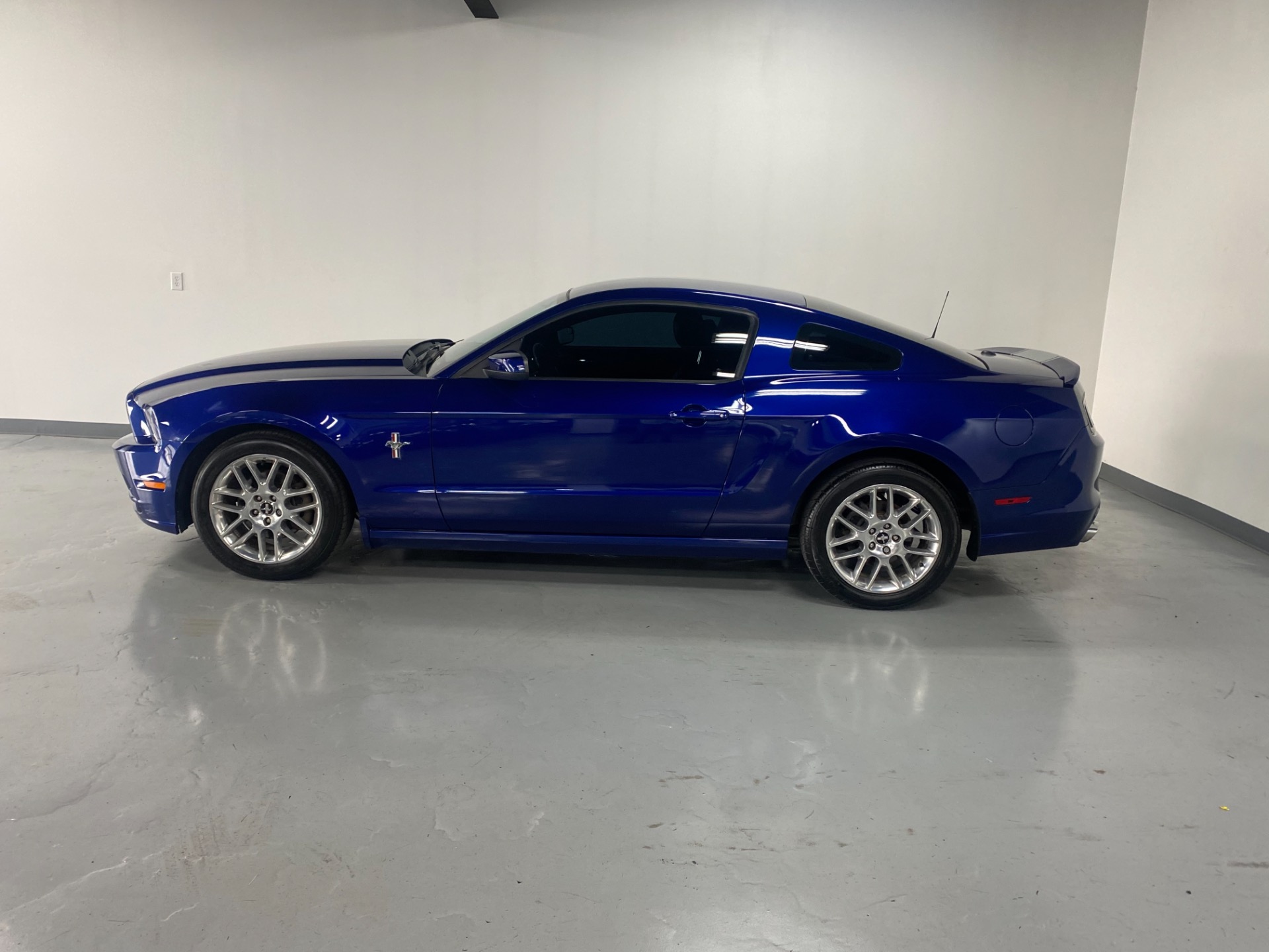 Used 2014 Deep Impact Blue Metallic Ford Mustang FASTBACK PREMIUM