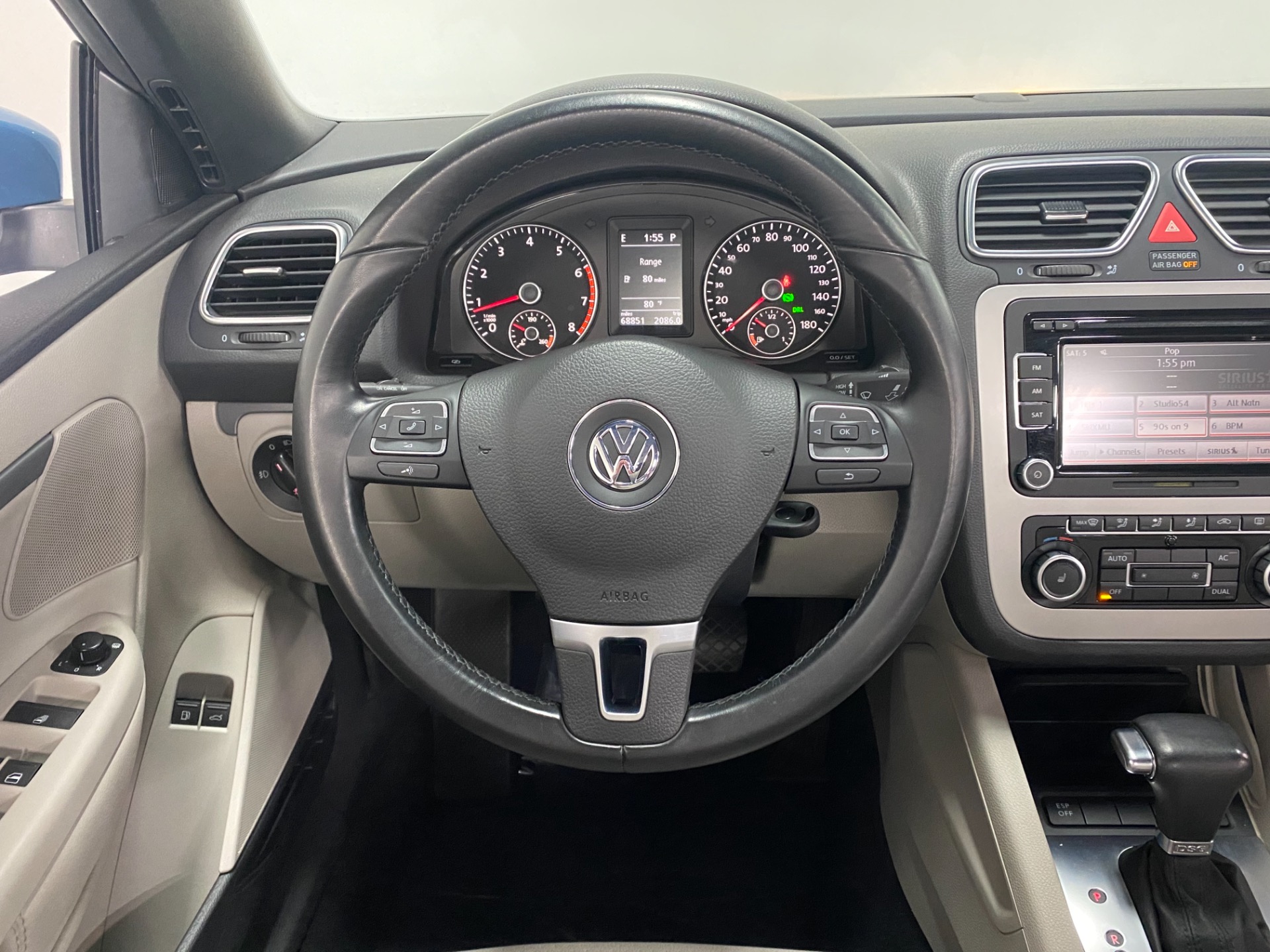 Used 2010 Eismeer Blue Metallic Volkswagen Eos Komfort Hardtop 