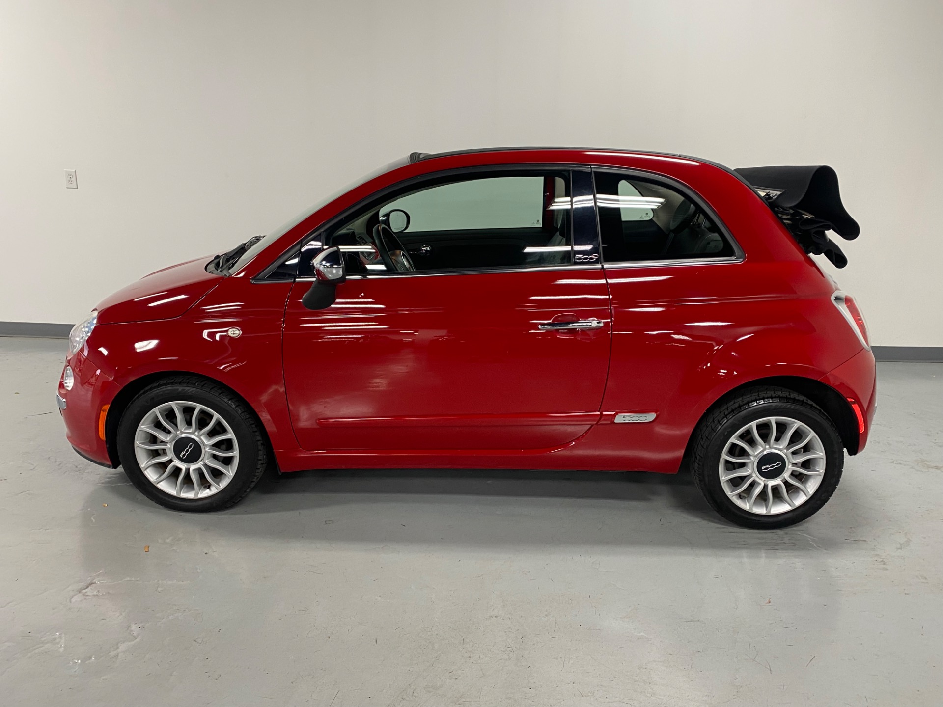 Used 2012 Rosso FIAT 500c lounge convertible Lounge For Sale (Sold ...