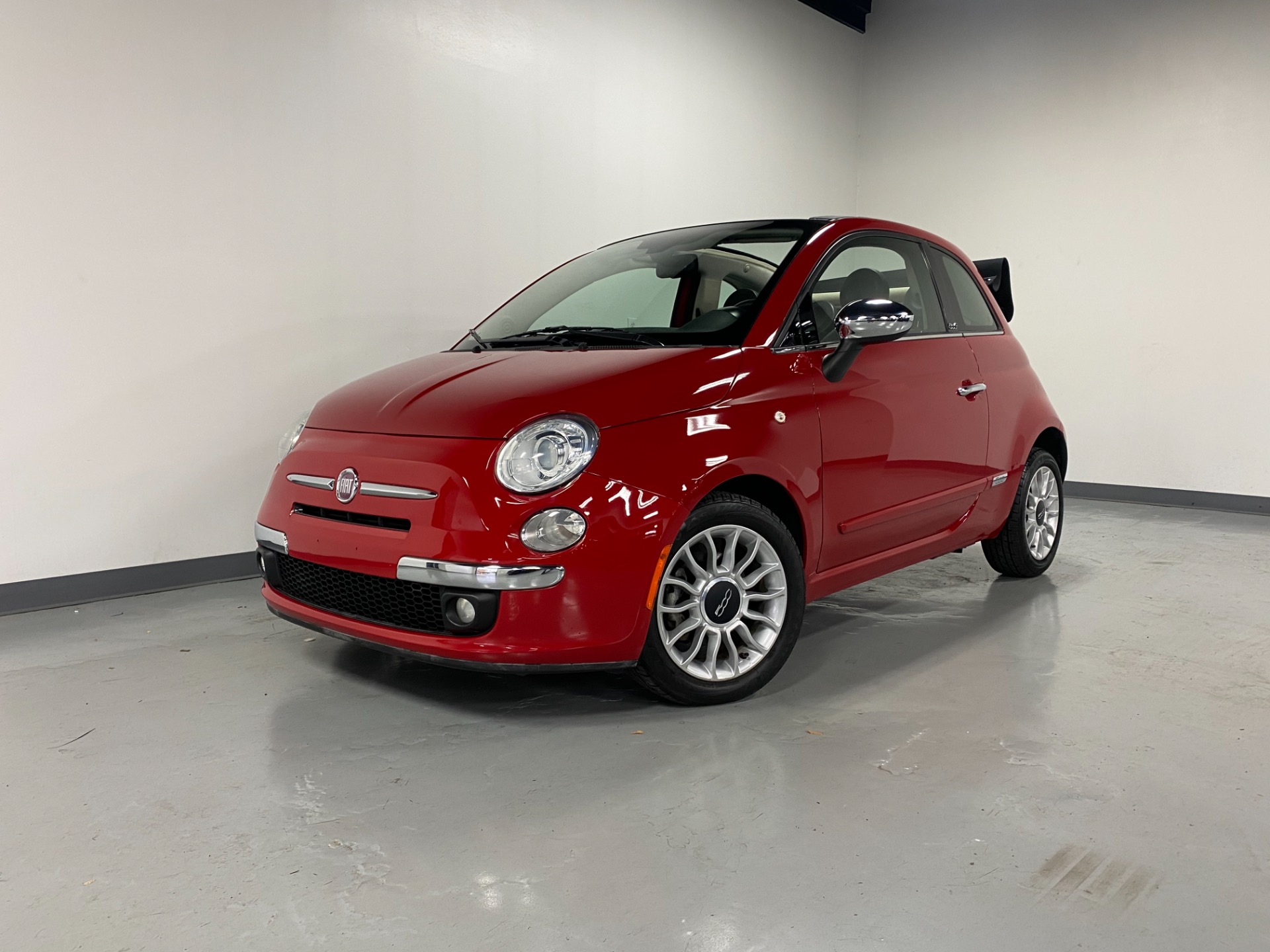 Used 2012 Rosso FIAT 500c lounge convertible Lounge For Sale (Sold ...